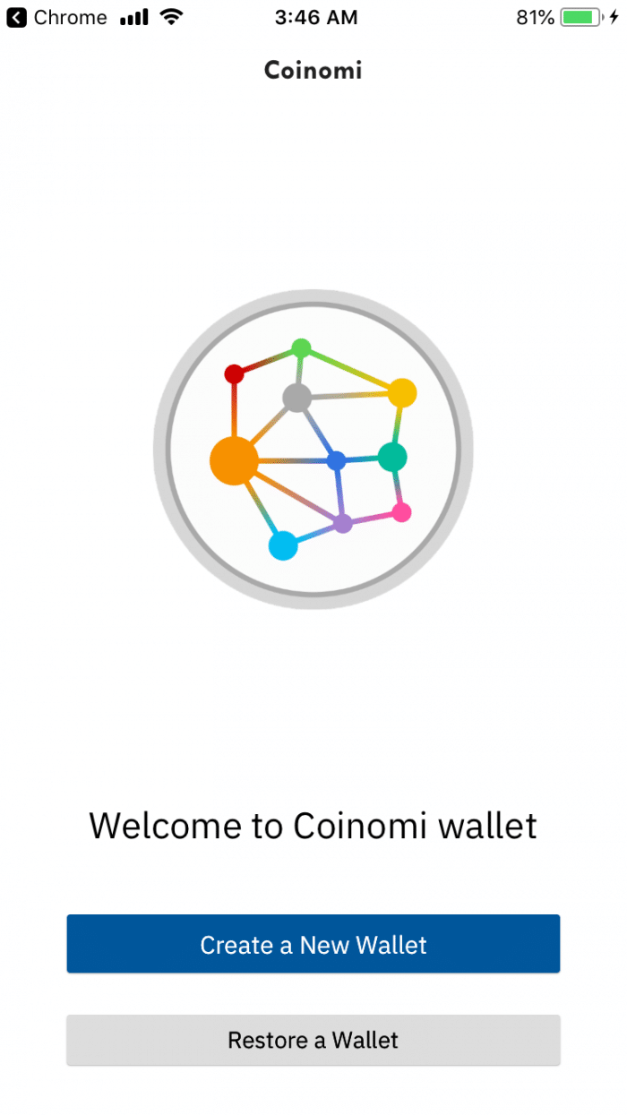 รีวิว Coinomi Wallet