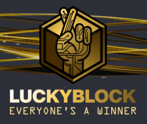 luckyblock logo for lucky blockc asino review