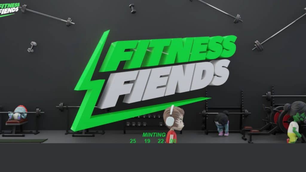 Fitness Fiends homepage
