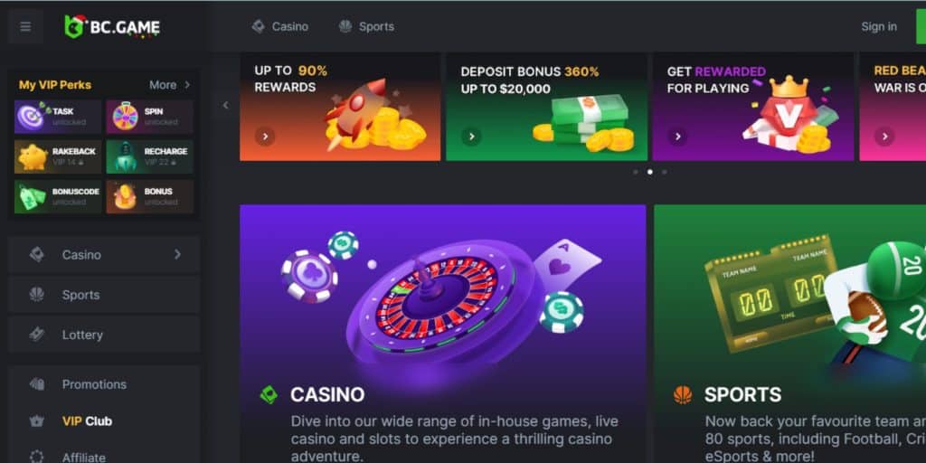 bc game best crypto casino site