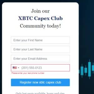 register on XBTC Capex club