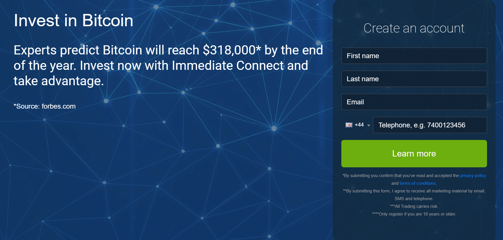 create an account immediate connect review