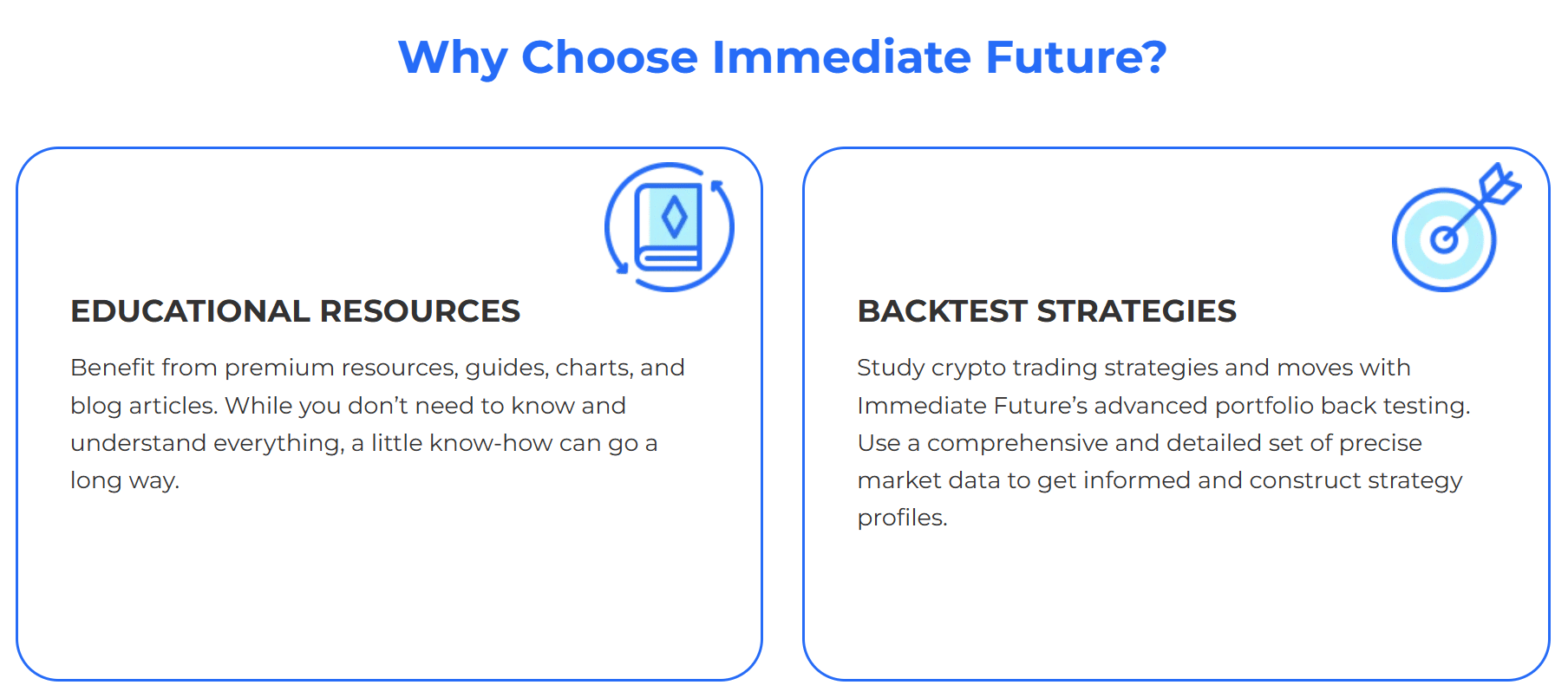 immediate future trading platform