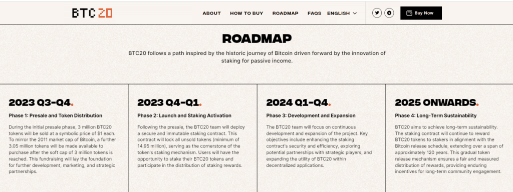 btc20 roadmap where to buy btc20