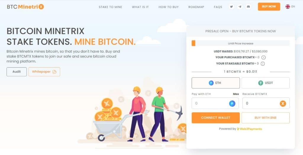 Bitcoin Minetrix Top Trending Crypto