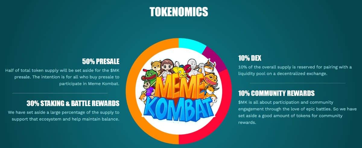 Meme Kombat erc20 token to buy