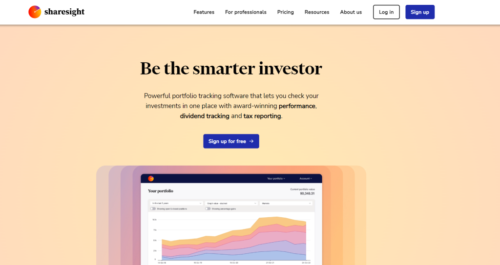 Sharesight Stock portfolio tracking