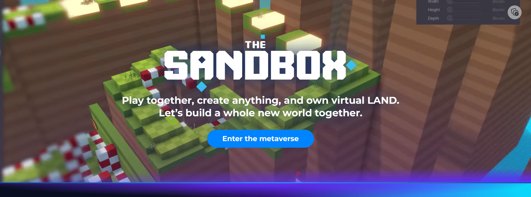 The Sandbox p2e mobile games