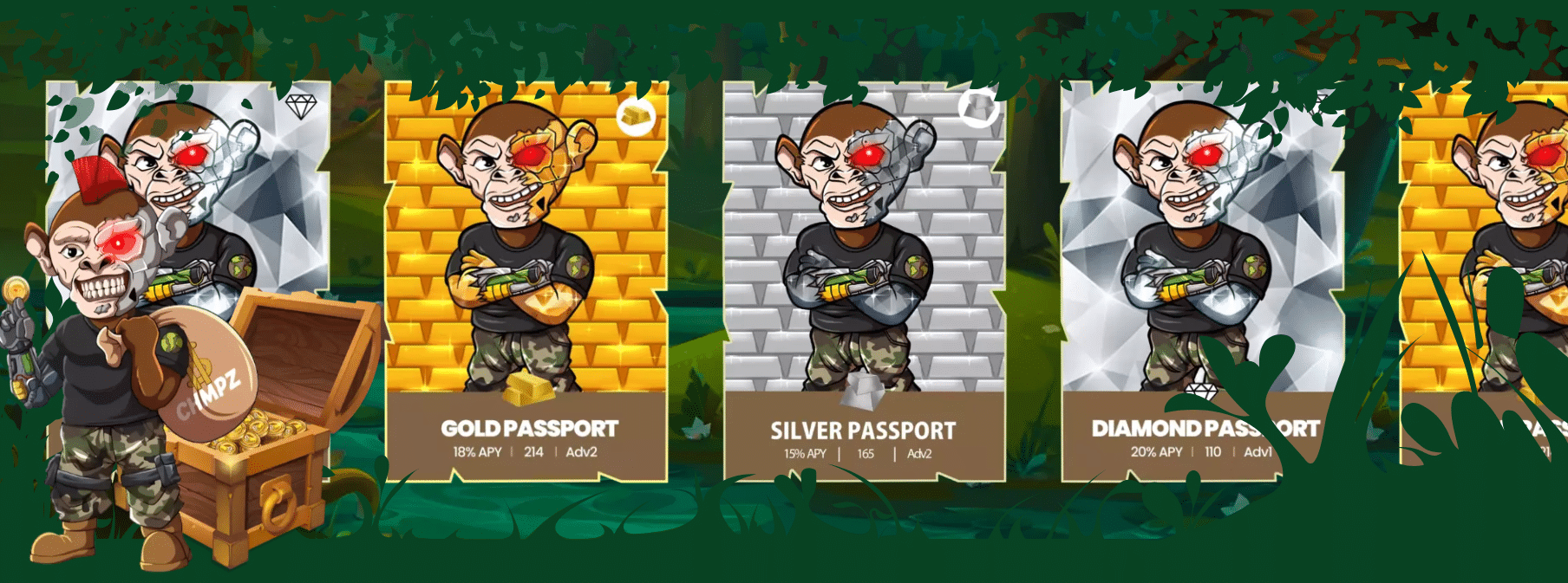 chimpzee passport utility nfts