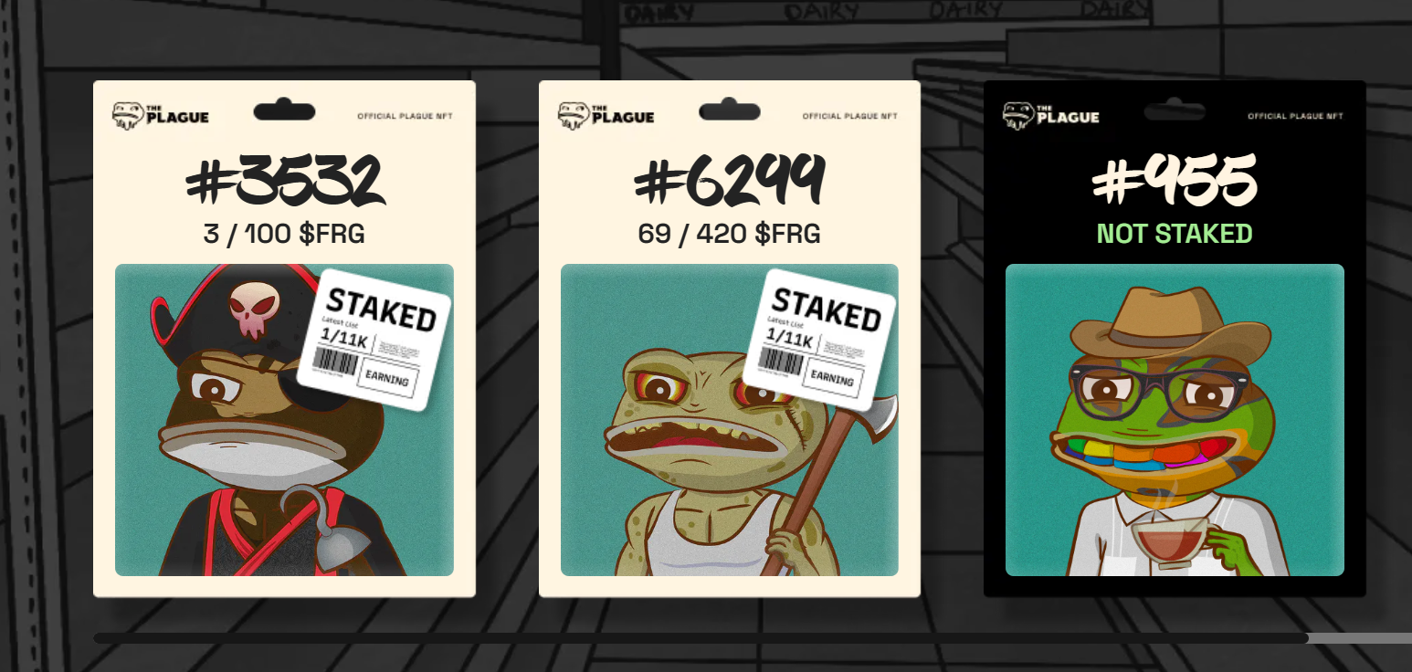 the plague nfts with utility