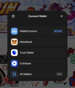 Connect Wallet on WSM Casino