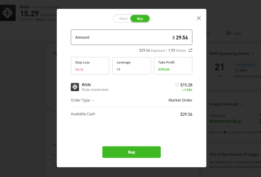 invest in Rivian sock