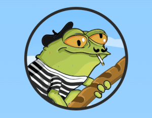 frog wif hat logo