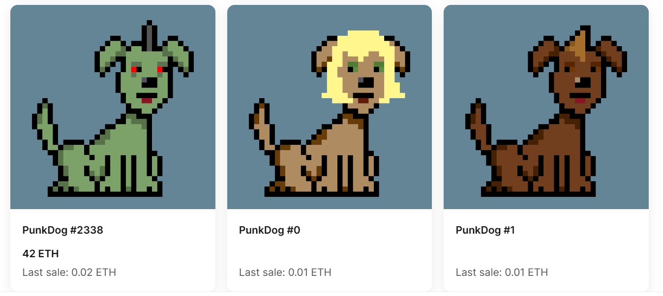 punk dogs nft collection